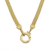 Cara Herringbone Necklace [18K Gold Plated]