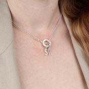 Cara Initial Charm [Sterling Silver]