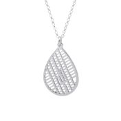 Cherished Spot Map Necklace [Sterling Silver] 