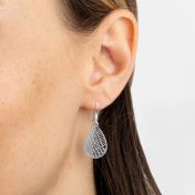 Cherished Spot Map Earrings [Sterling Silver]