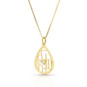 Cherished Spot Map Necklace [Gold Plated]