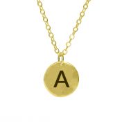 Classic Round Initial Necklace