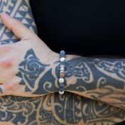 Picasso Jasper Cross Men Bracelet 
