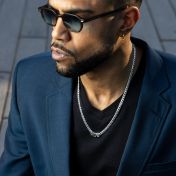 Cross Cuban Link Chain With Names [Sterling Silver]