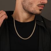 Cuban Link Chain Necklace [Gold Plated] - 6MM