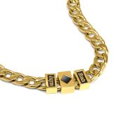 Personalized Cuban Chain with Nano Bible [18K Gold Plated]