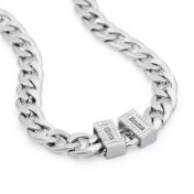 Cuban Link Chain with Iced Charms