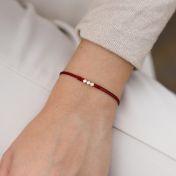 Diamond Constellation Bracelet - Red [14 Karat Gold]