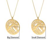 Talisa Map Necklace [18K Gold Plated]