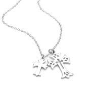 Duo Cross Harmony Necklace