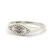 Ares Evil Eye Ring [Sterling Silver]