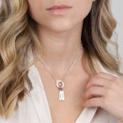 Cara Paperclip Necklace [Sterling Silver]