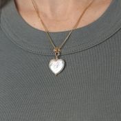 Heart of Pearl Necklace - 18K Gold Vermeil