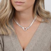 Family Circle Name Necklace [Sterling Silver]