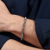 Labradorite Beaded Bracelet for Men - 4mm