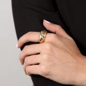 Curved Dome Ring