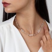 Classic Paperclip Necklace - Sterling Silver