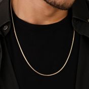Snake Chain Necklace [Gold Plated]