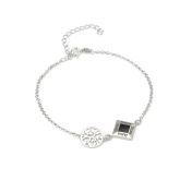Tree of Life Name Bracelet with Nano Bible [Sterling Silver]