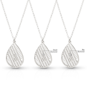 Cherished Spot Map Necklace [Sterling Silver] 