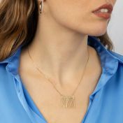 Enchanted Map Statement Necklace [18K Gold Vermeil]