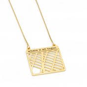 Enchanted Map Statement Necklace [18K Gold Vermeil]