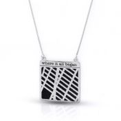 Enchanted Map Statement Silhouette Necklace [Sterling Silver] 