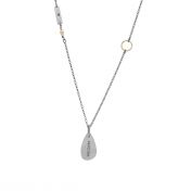 Raindrop Name Necklace [Sterling Silver]