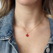 Red at play Necklace