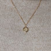 Octagon Roman Coin Necklace