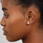 Crown Jewel Stud Earrings [Big]