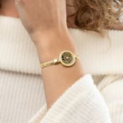 Precious Spot Silhouette Map Bracelet with Diamonds [18K Gold Vermeil]