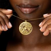 Talisa Map Necklace [18K Gold Plated]