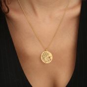 Talisa Map Necklace [18K Gold Plated]