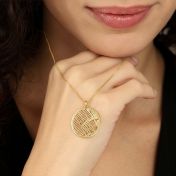 Talisa Map Necklace [18K Gold Plated]