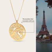 Talisa Map Necklace [18K Gold Plated]