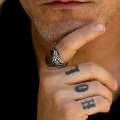 Royal Brown Tiger Eye Men Ring - Sterling Silver