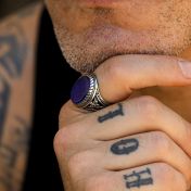 Royal Lapis Lazuli Men Ring - Sterling Silver