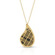 Threads Of Life Silhouette Map Necklace [18K Gold Vermeil]