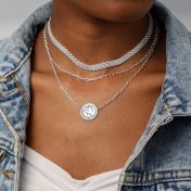 Hidden Treasure Coin Necklace [Sterling Silver]