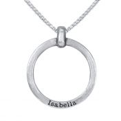 Sweet Gesture Name Necklace [Sterling Silver]