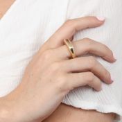 Thin Solid Dome Ring