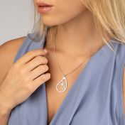 Threads Of Life Map Necklace