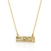 Timeless Spot Map Necklace [14 Karat Gold]