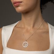 Tree of Life Necklace with Nano Bible [Sterling Silver]