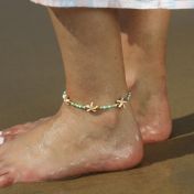 Tropical Howlite Star Anklet