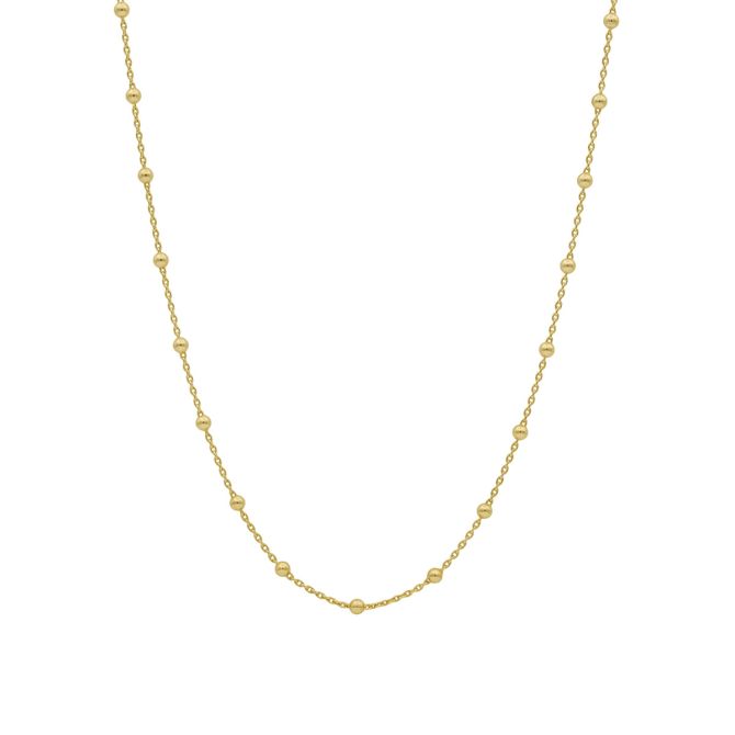 Connected Chain Necklace [18K Gold Vermeil]