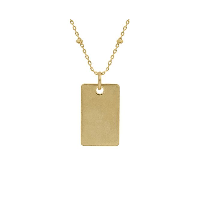 Brooklyn Tag Necklace