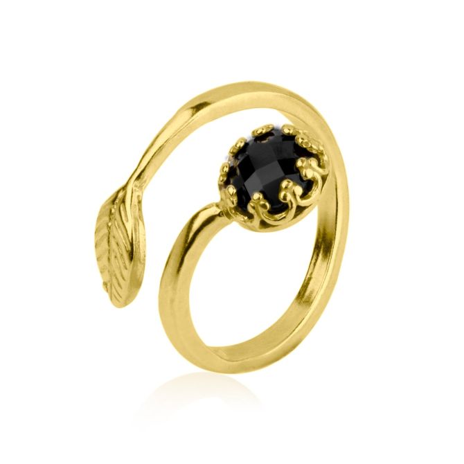 Black Tulip Ring