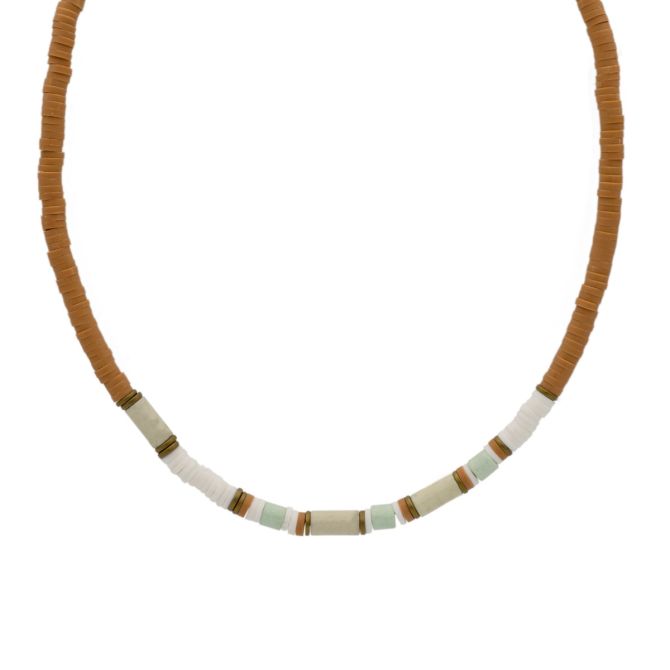 Sandy Beach Howlite Necklace
